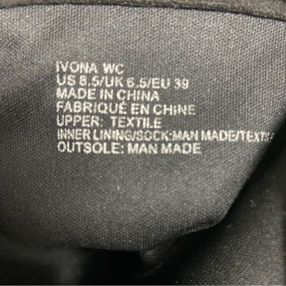 Shoe Dazzle Ivona Black Micro Suede Over the Knee Boots Grunge Streetwear Sz 8.5 - Picture 4 of 11